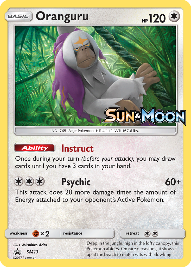 Oranguru - SM Black Star Promos - #SM13 - Pokemon TCG card