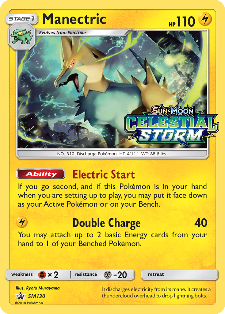 Manectric - SM Black Star Promos - #SM130 - Pokemon TCG card