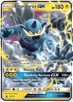 Thundurus-GX - SM Black Star Promos - #SM133 - Pokemon TCG card