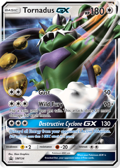 Tornadus-GX #SM134 Tornadus-GX - SM Black Star Promos - #SM134 - Pokemon TCG card