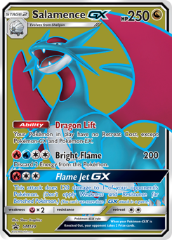 Salamence-GX #SM139 Salamence-GX - SM Black Star Promos - #SM139 - Pokemon TCG card