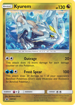 Kyurem #SM142 Kyurem - SM Black Star Promos - #SM142 - Pokemon TCG card