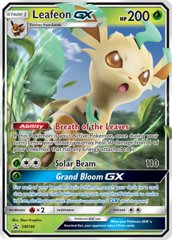 Leafeon-GX #SM146 Leafeon-GX - SM Black Star Promos - #SM146 - Pokemon TCG card