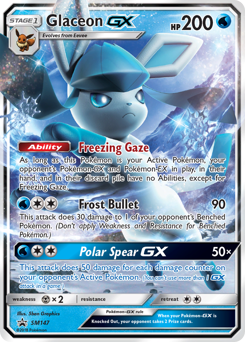 Glaceon-GX #SM147 Glaceon-GX - SM Black Star Promos - #SM147 - Pokemon TCG card
