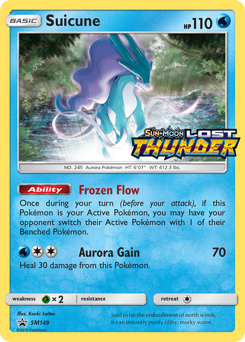 Suicune #SM149 Suicune - SM Black Star Promos - #SM149 - Pokemon TCG card