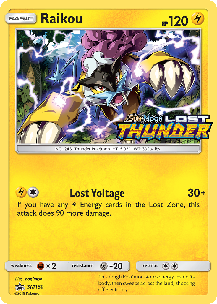 Raikou - SM Black Star Promos - #SM150 - Pokemon TCG card