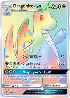Dragonite-GX #SM156 Dragonite-GX - SM Black Star Promos - #SM156 - Pokemon TCG card