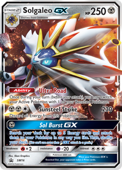 Solgaleo-GX #SM16 Solgaleo-GX - SM Black Star Promos - #SM16 - Pokemon TCG card
