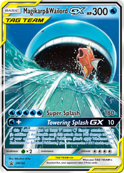 Magikarp & Wailord-GX #SM166 Magikarp & Wailord-GX - SM Black Star Promos - #SM166 - Pokemon TCG card