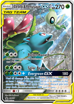 Celebi & Venusaur-GX #SM167 Celebi & Venusaur-GX - SM Black Star Promos - #SM167 - Pokemon TCG card