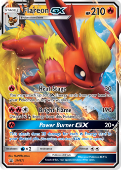 Flareon-GX #SM171 Flareon-GX - SM Black Star Promos - #SM171 - Pokemon TCG card