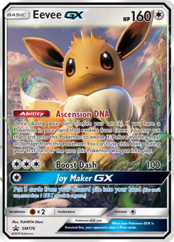 Eevee-GX - SM Black Star Promos - #SM176 - Pokemon TCG card