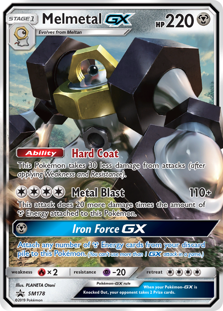 Melmetal-GX - SM Black Star Promos - #SM178 - Pokemon TCG card