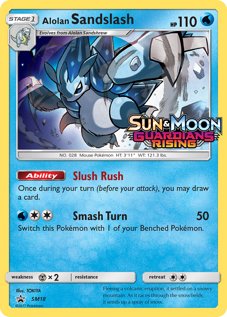 Alolan Sandslash - SM Black Star Promos - #SM18 - Pokemon TCG card