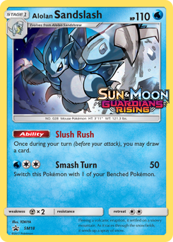 Alolan Sandslash #SM18 Alolan Sandslash - SM Black Star Promos - #SM18 - Pokemon TCG card