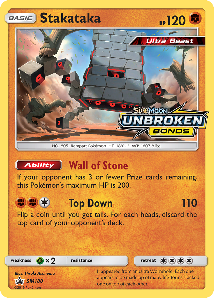 Stakataka - SM Black Star Promos - #SM180 - Pokemon TCG card
