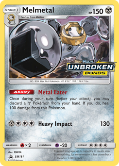 Melmetal #SM181 Melmetal - SM Black Star Promos - #SM181 - Pokemon TCG card