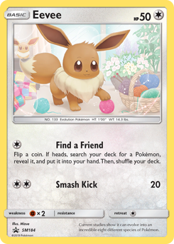 Eevee #SM184 Eevee - SM Black Star Promos - #SM184 - Pokemon TCG card