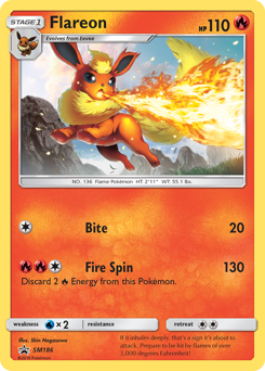 Flareon - SM Black Star Promos - #SM186 - Pokemon TCG card
