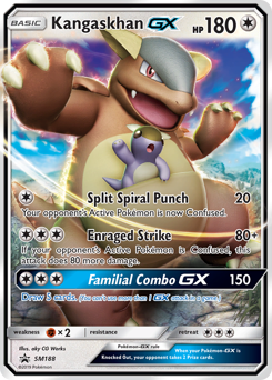 Kangaskhan-GX #SM188 Kangaskhan-GX - SM Black Star Promos - #SM188 - Pokemon TCG card