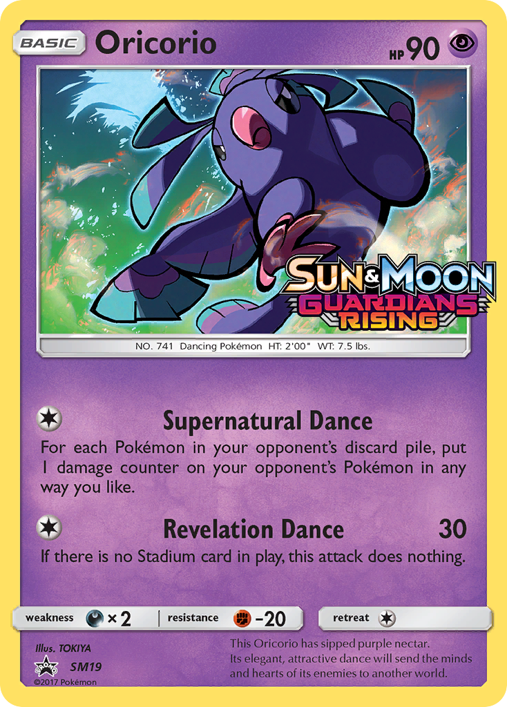 Oricorio - SM Black Star Promos - #SM19 - Pokemon TCG card