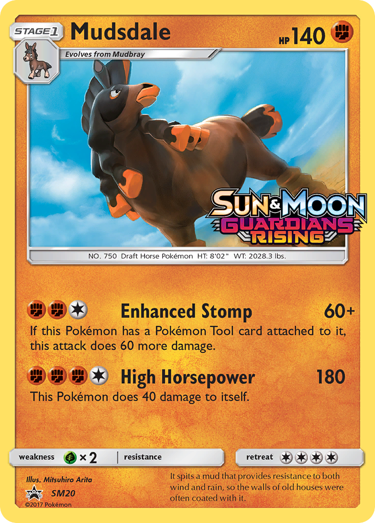 Mudsdale - SM Black Star Promos - #SM20 - Pokemon TCG card
