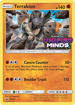 Terrakion #SM205 Terrakion - SM Black Star Promos - #SM205 - Pokemon TCG card