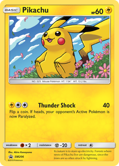 Pikachu #SM206 Pikachu - SM Black Star Promos - #SM206 - Pokemon TCG card