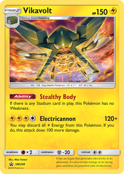 Vikavolt - SM Black Star Promos - #SM208 - Pokemon TCG card