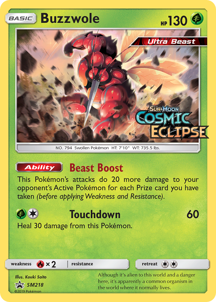 Buzzwole - SM Black Star Promos - #SM218 - Pokemon TCG card