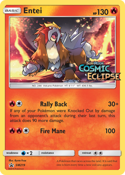 Entei #SM219 Entei - SM Black Star Promos - #SM219 - Pokemon TCG card