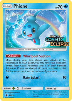 Phione #SM220 Phione - SM Black Star Promos - #SM220 - Pokemon TCG card