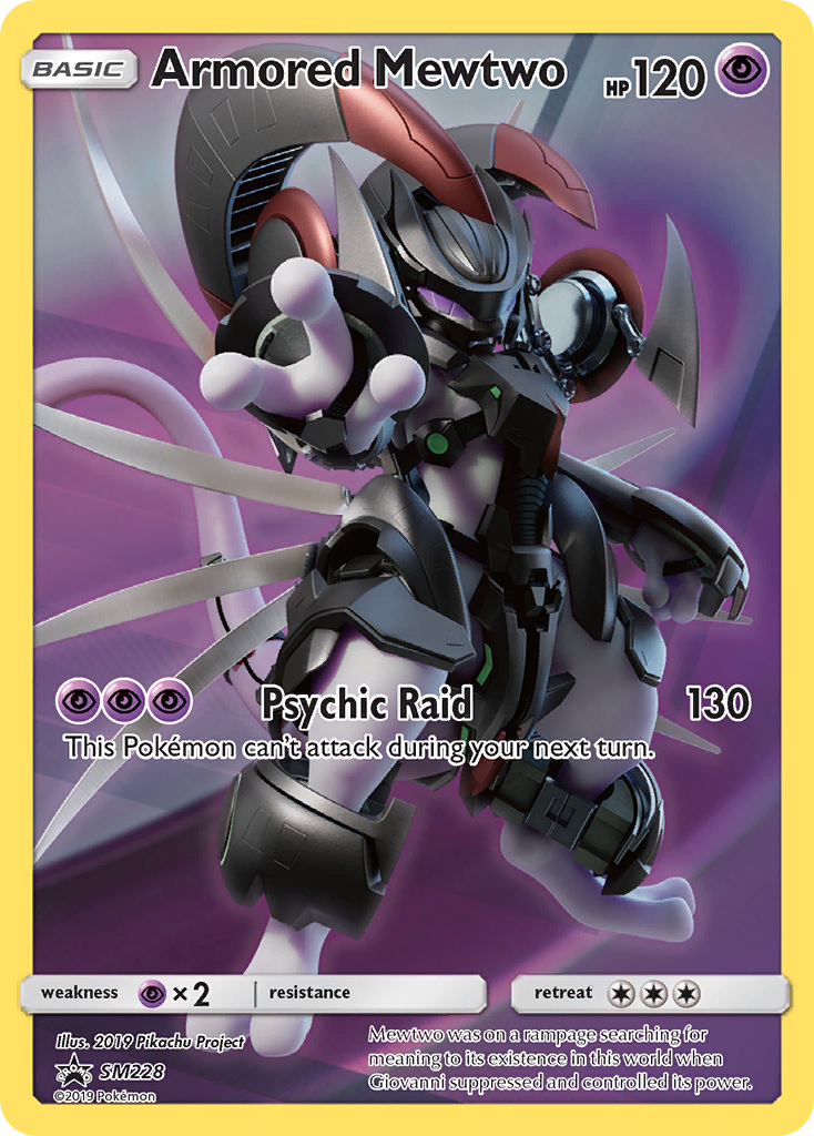 Armored Mewtwo - SM Black Star Promos - #SM228 - Pokemon TCG card