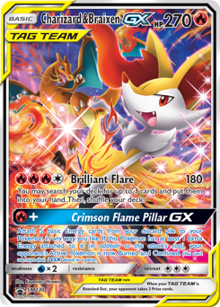Charizard & Braixen-GX #SM230 Charizard & Braixen-GX - SM Black Star Promos - #SM230 - Pokemon TCG card