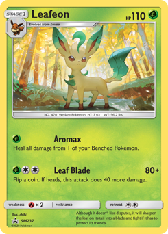 Leafeon #SM237 Leafeon - SM Black Star Promos - #SM237 - Pokemon TCG card