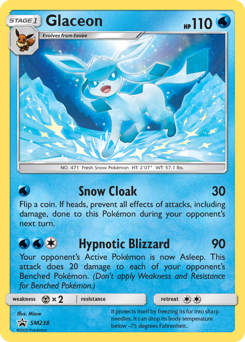 Glaceon - SM Black Star Promos - #SM238 - Pokemon TCG card
