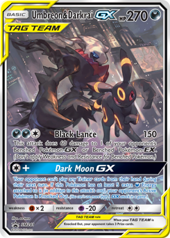 Umbreon & Darkrai-GX - SM Black Star Promos - #SM241 - Pokemon TCG card