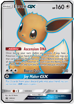 Eevee-GX - SM Black Star Promos - #SM242 - Pokemon TCG card