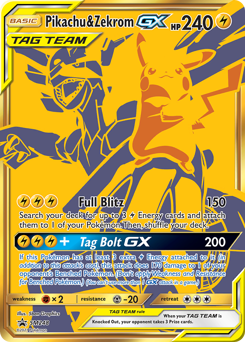 Pikachu & Zekrom-GX - SM Black Star Promos - #SM248 - Pokemon TCG card