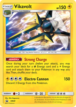 Vikavolt - SM Black Star Promos - #SM28 - Pokemon TCG card