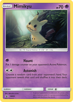 Mimikyu #SM29 Mimikyu - SM Black Star Promos - #SM29 - Pokemon TCG card