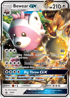 Bewear-GX #SM34 Bewear-GX - SM Black Star Promos - #SM34 - Pokemon TCG card