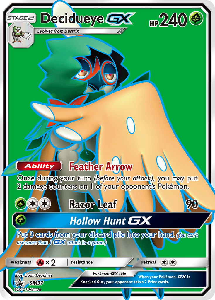 Decidueye-GX - SM Black Star Promos - #SM37 - Pokemon TCG card