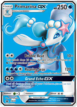 Primarina-GX #SM39 Primarina-GX - SM Black Star Promos - #SM39 - Pokemon TCG card