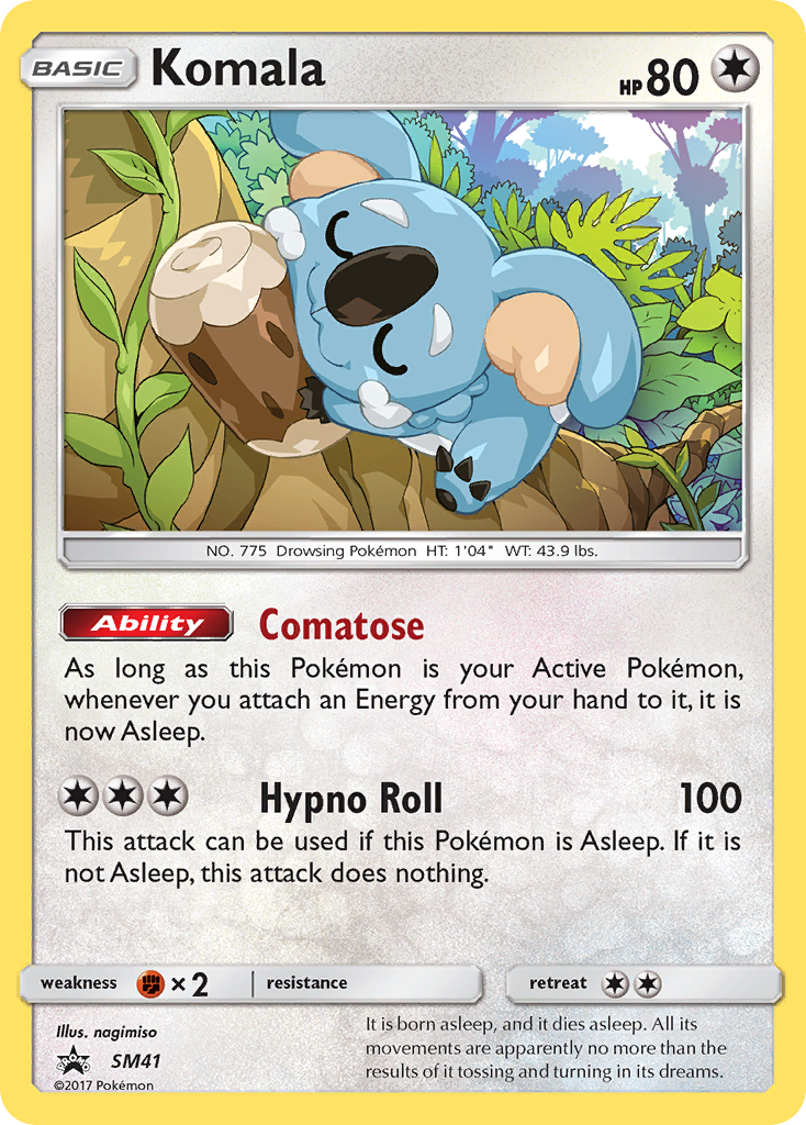 Komala - SM Black Star Promos - #SM41 - Pokemon TCG card