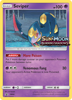 Seviper #SM46 Seviper - SM Black Star Promos - #SM46 - Pokemon TCG card