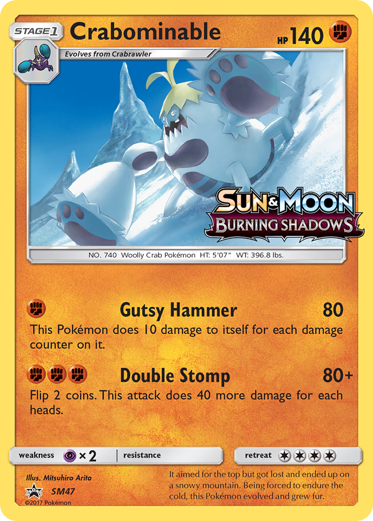 Crabominable - SM Black Star Promos - #SM47 - Pokemon TCG card