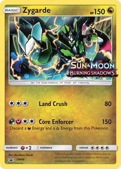 Zygarde #SM48 Zygarde - SM Black Star Promos - #SM48 - Pokemon TCG card