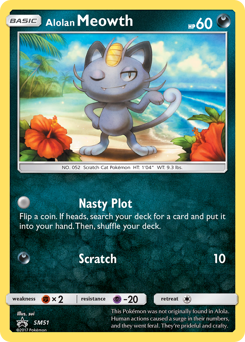 Alolan Meowth #SM51 Alolan Meowth - SM Black Star Promos - #SM51 - Pokemon TCG card