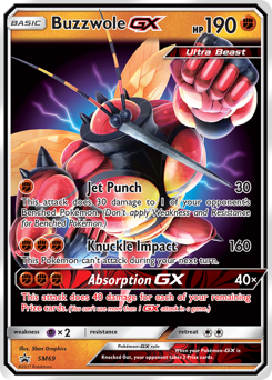 Buzzwole-GX #SM69 Buzzwole-GX - SM Black Star Promos - #SM69 - Pokemon TCG card